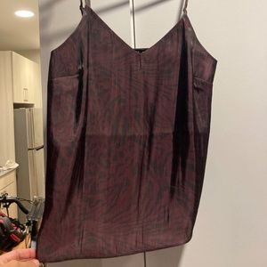 Joe's Jeans Satin Animal Print Shell Cami in color Siren